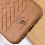 Кожаный чехол для Apple iPhone 14 Plus (6.7"") - Polo Santa Barbara Brown