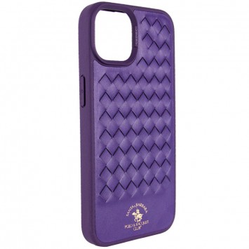 Кожаный чехол для Apple iPhone 14 Plus (6.7"") - Polo Santa Barbara Purple - Чехлы для iPhone 14 Plus - изображение 2