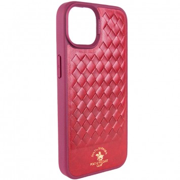 Кожаный чехол для Apple iPhone 14 Plus (6.7"") - Polo Santa Barbara Red - Чехлы для iPhone 14 Plus - изображение 2