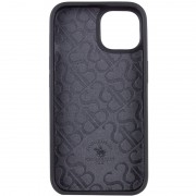 Кожаный чехол для Apple iPhone 14 Plus (6.7"") - Polo Santa Barbara Black