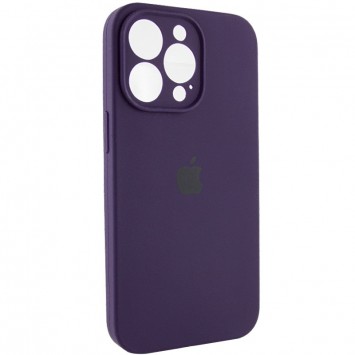 Фиолетовый силиконовый чехол Elderberry с полной защитой для камеры, подходящий для Apple iPhone 14 Pro Max (6.7 дюйма)