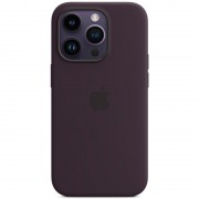 Чохол Silicone Case Full Protective (AA) для Apple iPhone 14 Pro Max (6.7"), Фіолетовий / Elderberry