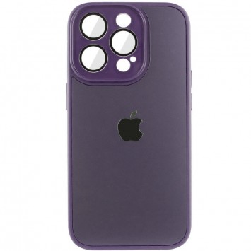 Фіолетовий чохол TPU+Glass Sapphire Midnight для iPhone 14 Pro Max