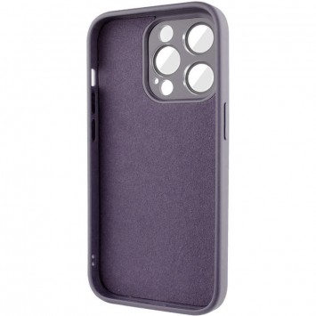 Фіолетовий чохол TPU+Glass Sapphire Midnight для Apple iPhone 14 Pro Max 6.7" Deep Purple