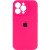Чохол для iPhone 14 Pro Max - Silicone Case Full Camera Protective (AA), Рожевий / Barbie pink