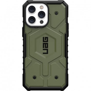 Ударопрочный чехол UAG Pathfinder with MagSafe для Apple iPhone 14 Pro Max (6.7") в нейтральном цвете, являющийся защитным аксессуаром для смартфона