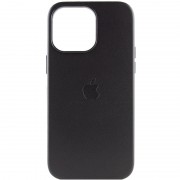 Шкіряний чохол Leather Case (AAA) with MagSafe для Apple iPhone 14 Pro Max (6.7"), Midnight