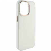 TPU чохол для iPhone 14 Pro Max - Bonbon Metal Style, Білий / White