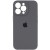 Чехол для iPhone 14 Pro - Silicone Case Full Camera Protective (AA), Серый / Dark Gray