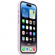 Чохол Silicone Case Full Protective (AA) для Apple iPhone 14 Pro (6.1"), Бузковий / Lilac