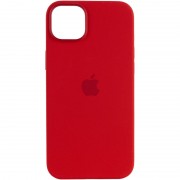 Чехол для iPhone 14 Pro - Silicone case (AAA) full with Magsafe, Красный / Red