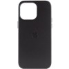 Шкіряний чохол Leather Case (AAA) with MagSafe для Apple iPhone 14 Pro (6.1"), Midnight