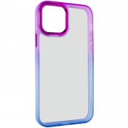 Чохол для Apple iPhone 14 (6.1"") - TPU+PC Fresh sip series Синій / Фіолетовий
