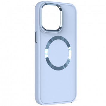 Блакитний TPU чохол Bonbon Metal Style з MagSafe для iPhone 14