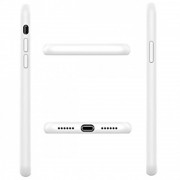 Чехол Silicone Case Full Protective (AA) для Apple iPhone SE 2 / 3 (2020 / 2022) / iPhone 8 / iPhone 7, Белый/White