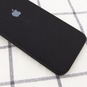 Чорний силіконовий чохол Silicone Case Square Full Camera Protective (AA) для Apple iPhone XR