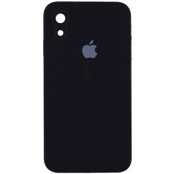 Чехол Silicone Case Square Full Camera Protective (AA) для Apple iPhone XR (6.1""), Черный
