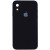 Чохол Silicone Case Square Full Camera Protective (AA) Для Apple iPhone XR (Чорний / Black)