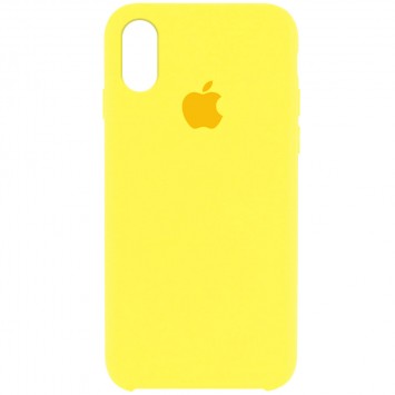 Жовтий чохол Apple iPhone XR (6.1") Silicone Case (AA)