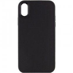 TPU чехол для iPhone XS Max - Bonbon Metal Style, (Черный / Black)