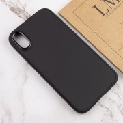 TPU чехол для Apple iPhone XS Max (6.5"") - Bonbon Metal Style (Черный / Black)