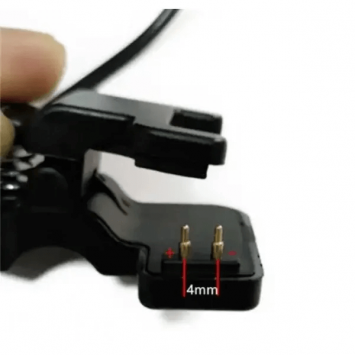 Універсальний двопіновий зарядний кабель діаметром 4 мм для розумних годинників