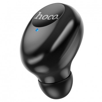 Черная мини-Bluetooth-моногарнитура HOCO E64. Идеально подходит для беспроводного прослушивания музыки или разговоров.