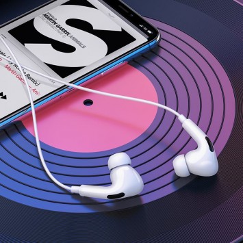 Навушники для iPhone Borofone BM30 Pro Lightning, Білий - Провідні навушники - зображення 5 
