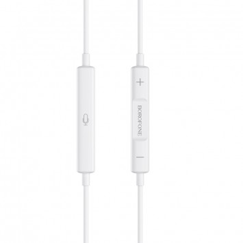Наушники для iPhone Borofone BM30 Pro Lightning, Белый - Проводные наушники - изображение 4