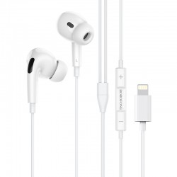 Навушники для iPhone Borofone BM30 Pro Lightning, Білий