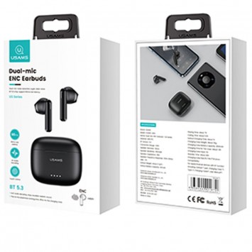 Бездротові TWS навушники Usams-US14 BT 5.3, Black - TWS навушники - зображення 4 
