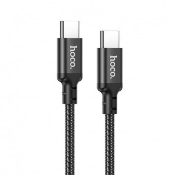 Чорний USB дата кабель Hoco X14 Times Speed Type-C до Type-C 1 метр
