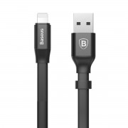 Кабель для iPhone Baseus Nimble Portable USB to Lightning (23см) (CALMBJ-B01), Чорний