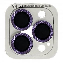Защитное стекло Metal Shine на камеру для Apple iPhone 14 Pro (6.1") / 14 Pro Max (6.7"), Темно-Фиолетовый / Deep Purple