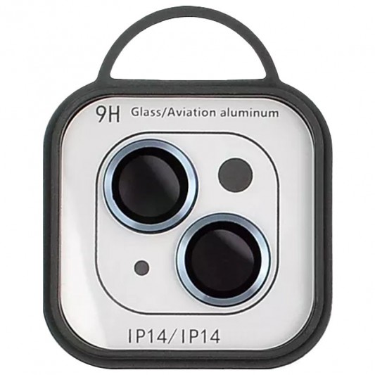 Захисне скло на камеру для iPhone 14 / 14 Plus - Metal Classic, Блакитний / Light Blue - зображення 1 