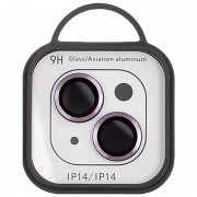 Защитное стекло на камеру для Apple iPhone 14 (6.1"") / 14 Plus (6.7"") - Metal Classic (в упак.) Фиолетовый / Purple