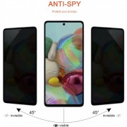 Захисне скло анти-шпигун на Samsung Galaxy A41 - Privacy 5D (full glue) (тех.пак)