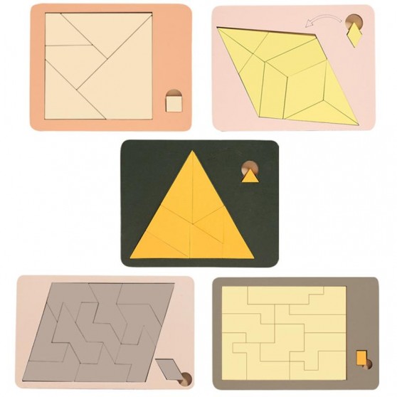 Детская интерактивная головоломка Ummi Wooden Puzzle