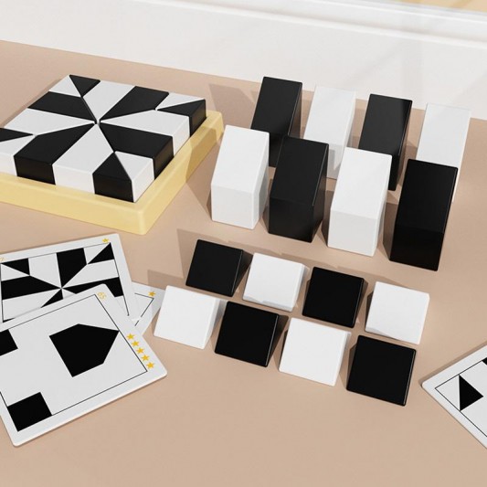 Настольная интерактивная игра Ummi ME-149 Hidden Black and White Blocks - изображение 2