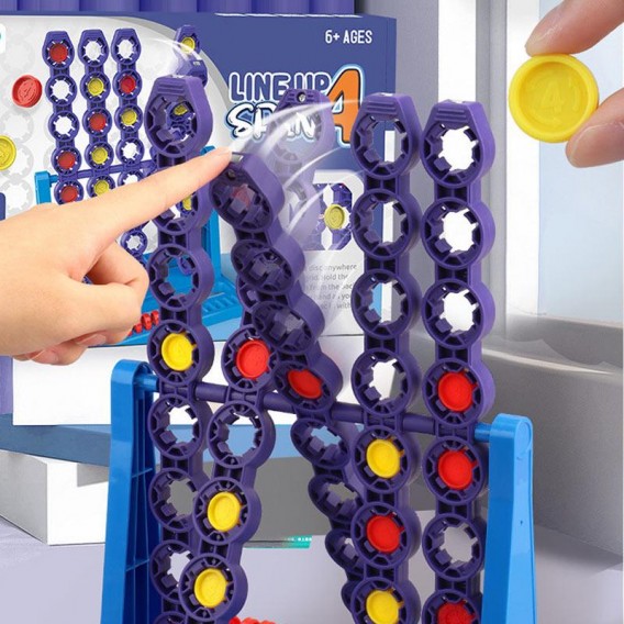 Настільна інтерактивна гра Ummi 22048 Line Up Spin 4