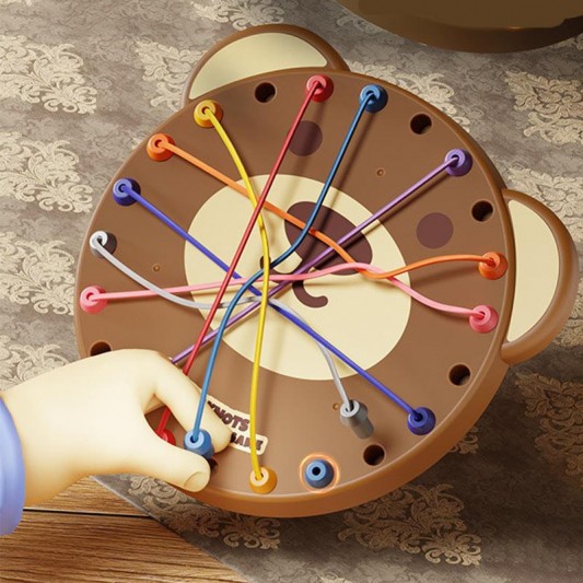 Настольная интерактивная игра Ummi ME-241 Cute Bear Rope Unravelling Game - изображение 2