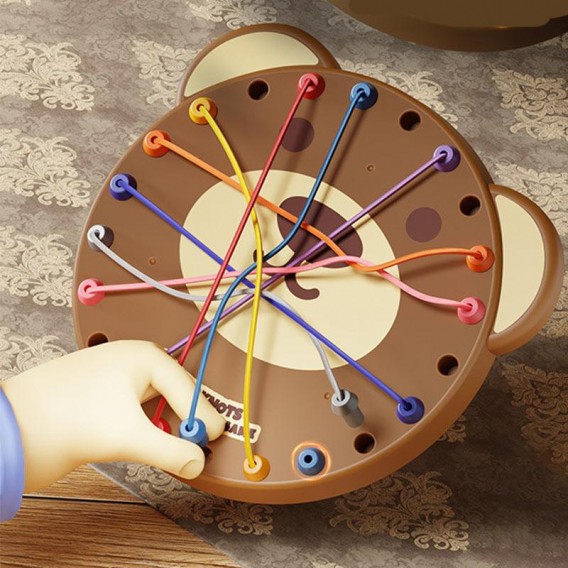 Настільна інтерактивна ігра Ummi ME-241 Cute Bear Rope Unravelling Game