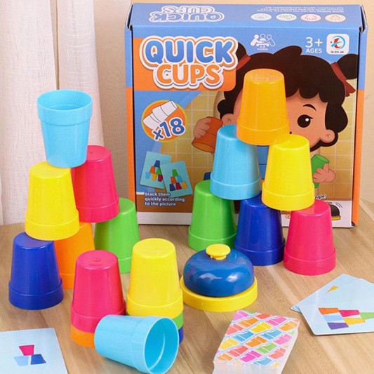 Настільна інтерактивна гра Ummi 22051 Quick Cups - зображення 2 