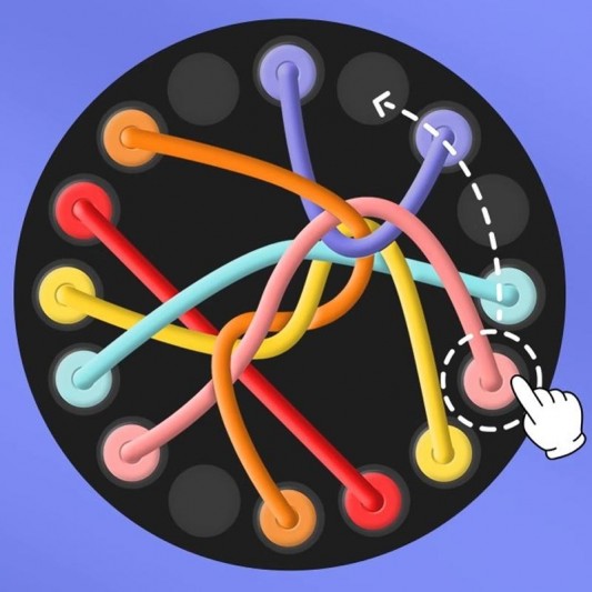 Настільна інтерактивна гра Ummi M8J Rope Untangling Game - зображення 4 