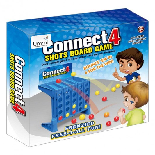 Настільна інтерактивна гра Ummi 22013 Connect 4 Shots Board Game - зображення 4 