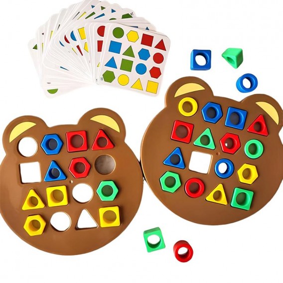 Настільна інтерактивна гра Ummi Shape Matching Game + answer bell