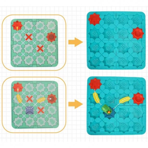 Настільна інтерактивна ігра Ummi BS779 Logical Road Builder (Mini)