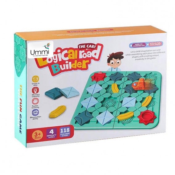 Настільна інтерактивна ігра Ummi BS779 Logical Road Builder (Mini)