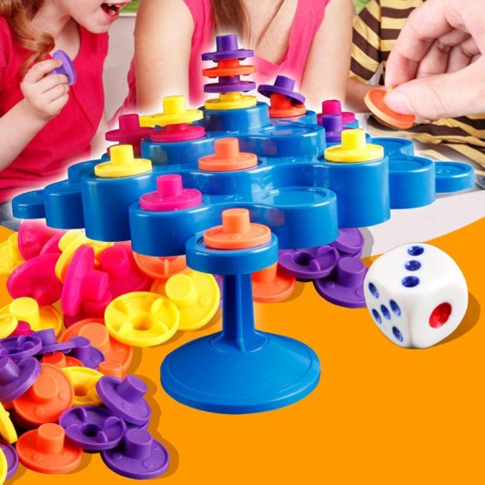 Настольная интерактивная игра Ummi 707-30 Topple Tower Game - изображение 4