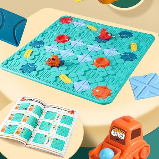 Настольная интерактивная игра Ummi BS805 Logical Road Builder - изображение 1